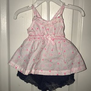 Baby girl 2 piece short set